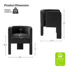 Sedia da Pranzo Moderna Elias con Design a Tre Gambe per Sale da Pranzo, Uffici, Salotti e Camere da Letto | ART OF LIVING DESIGNS
