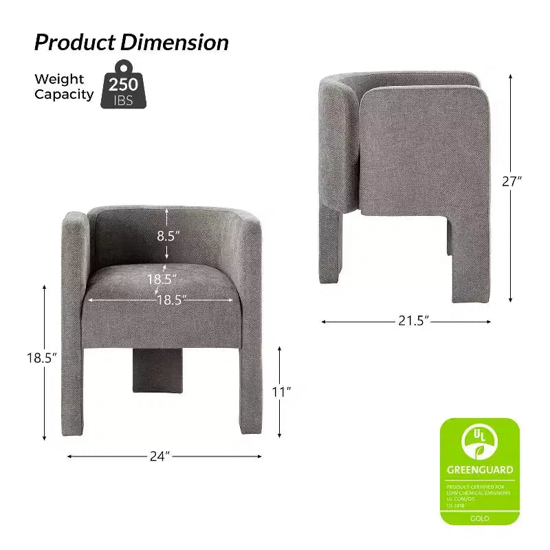 Sedia da Pranzo Moderna Elias con Design a Tre Gambe per Sale da Pranzo, Uffici, Salotti e Camere da Letto | ART OF LIVING DESIGNS
