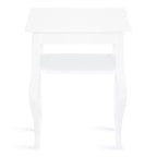 Kate and Laurel Lillian Tavolino Rettangolare in MDF, 18x12x24, Bianco
