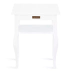 Kate and Laurel Lillian Tavolino Rettangolare in MDF, 18x12x24, Bianco