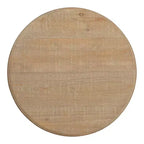 Tavolino rotondo in legno Kate and Laurel Linsley, diametro 16, marrone rustico