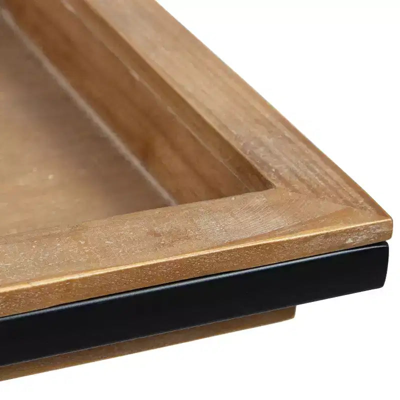 Tavolino a C in legno e metallo Kate and Laurel Lockridge