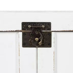 Tavolino rettangolare in legno Kate and Laurel Cates, 21x27x15, bianco