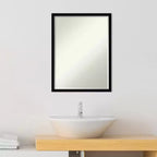 Specchio da parete per bagno Amanti Art Svelte Petite Bevel in legno