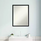 Specchio da parete per bagno Amanti Art Svelte Petite Bevel in legno