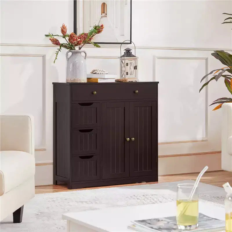 Mobiletto da bagno autoportante Yaheetech per cucina, soggiorno