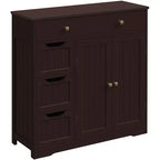 Yaheetech Free-Standing Floor Cabinet for Bathroom for Kitchen, Living Room