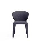 Set di 4 sedie da pranzo Conrad Modern in Tweed Intrecciato - Manhattan Comfort