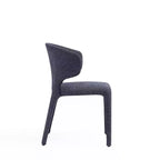 Set di 4 sedie da pranzo Conrad Modern in Tweed Intrecciato - Manhattan Comfort
