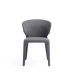 Set di 4 sedie da pranzo Conrad Modern in Tweed Intrecciato - Manhattan Comfort