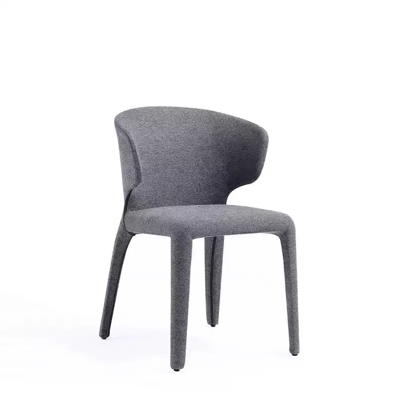 Set di 4 sedie da pranzo Conrad Modern in Tweed Intrecciato - Manhattan Comfort