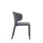 Set di 4 sedie da pranzo Conrad Modern in Tweed Intrecciato - Manhattan Comfort