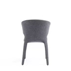 Set di 4 sedie da pranzo Conrad Modern in Tweed Intrecciato - Manhattan Comfort