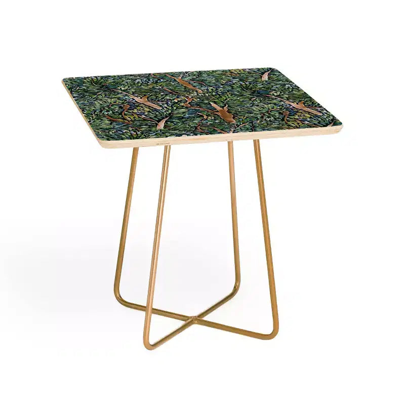 Jacqueline Maldonado Alberi Fauves Lato Oscuro Tavolo Quadrato - Deny Designs
