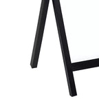 PJ Wood, Struttura in Legno Massiccio e Robusto, Tavolino Pieghevole Portatile per TV, Tavolino da Salotto, Supporto di Servizio, Nero (Set da 4 Pezzi)