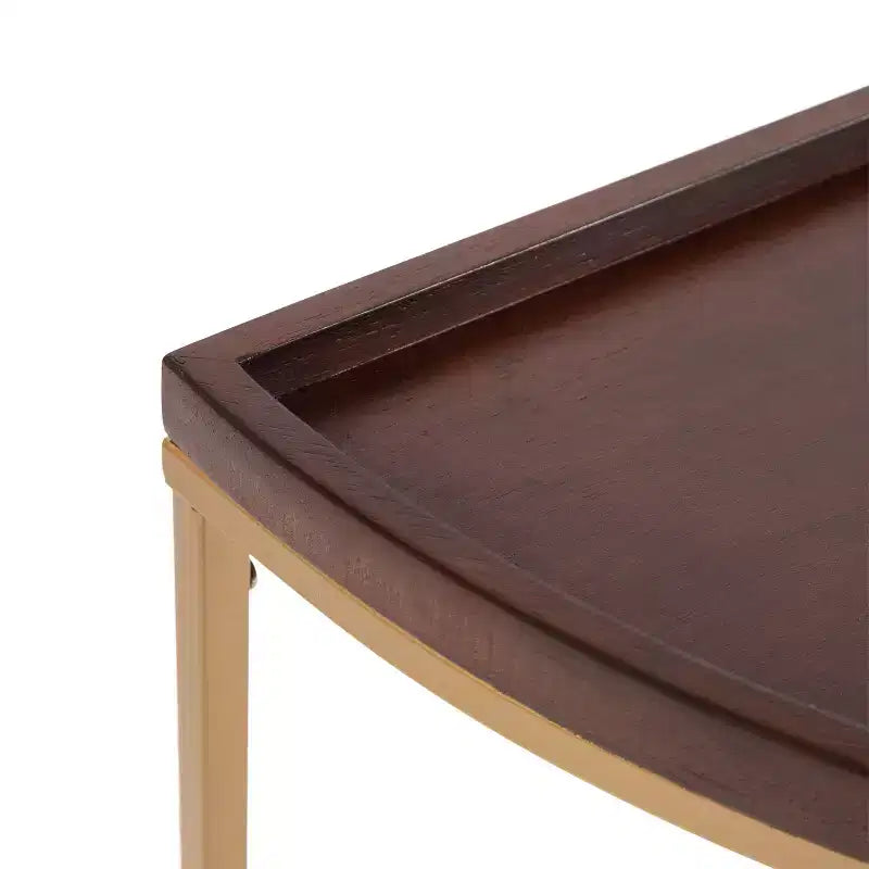 Tavolo console semicircolare Kate and Laurel Dorrah