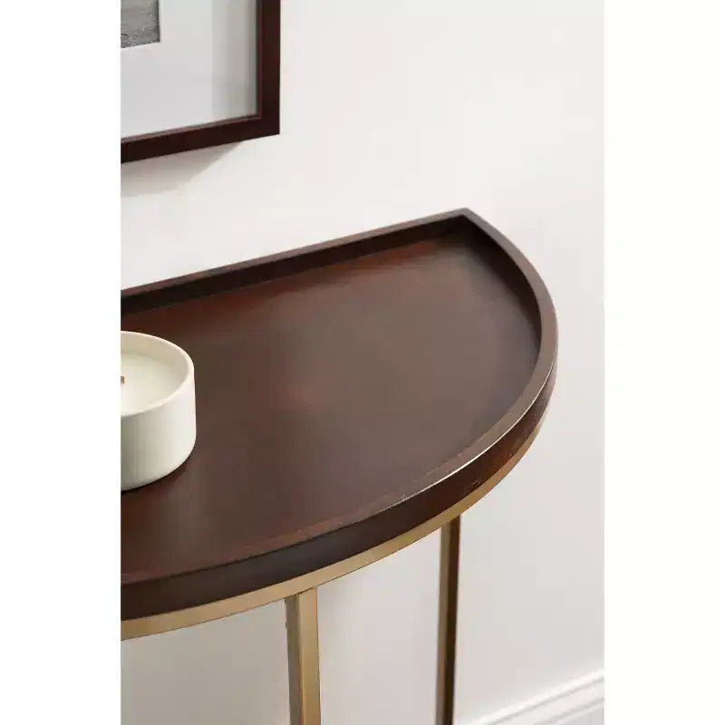 Tavolo console semicircolare Kate and Laurel Dorrah