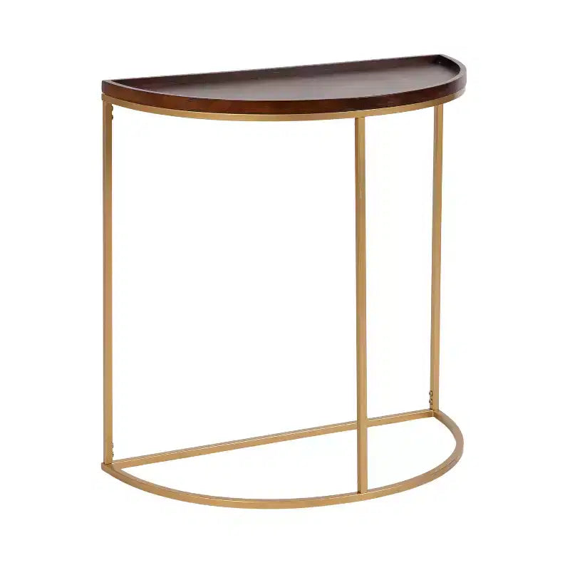 Tavolo console semicircolare Kate and Laurel Dorrah