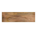 Kate and Laurel Quarles Tavolo Consolle Rettangolare in Legno, 36x10x30, Naturale e Nero