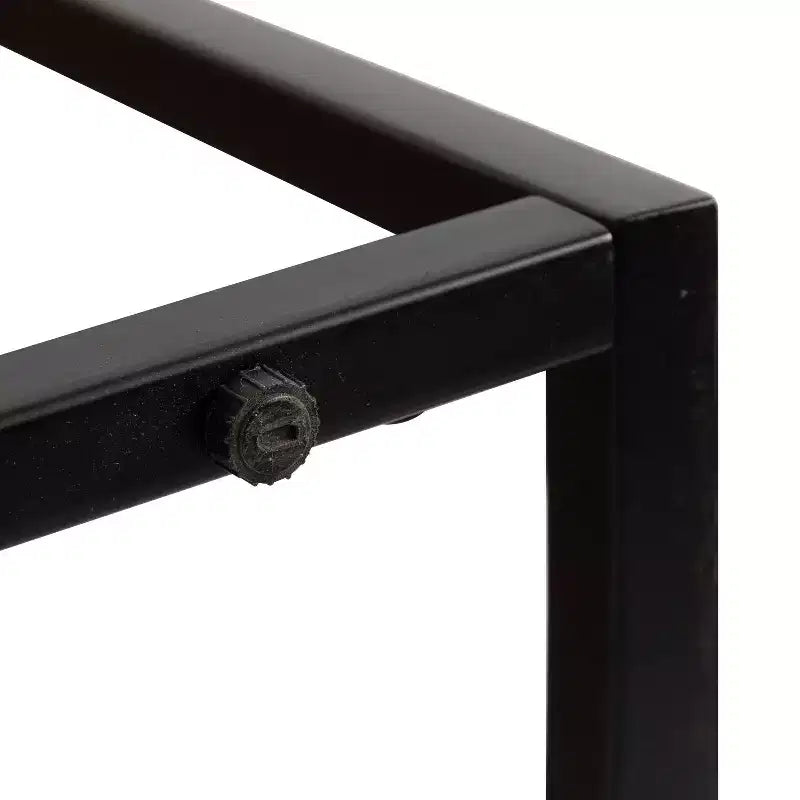 Kate and Laurel Quarles Tavolo Consolle Rettangolare in Legno, 36x10x30, Naturale e Nero