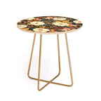 Tavolino rotondo Avenie Boho Floreale Autunnale - Deny Designs