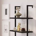 73 Scaffale a pioli a 3 ripiani in rattan con contenitore - Nathan James