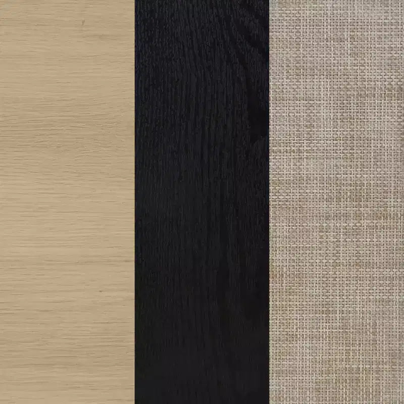 73 Scaffale a pioli a 3 ripiani in rattan con contenitore - Nathan James