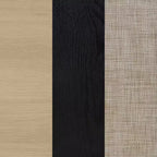 73 Scaffale a pioli a 3 ripiani in rattan con contenitore - Nathan James