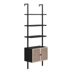 73 Scaffale a pioli a 3 ripiani in rattan con contenitore - Nathan James