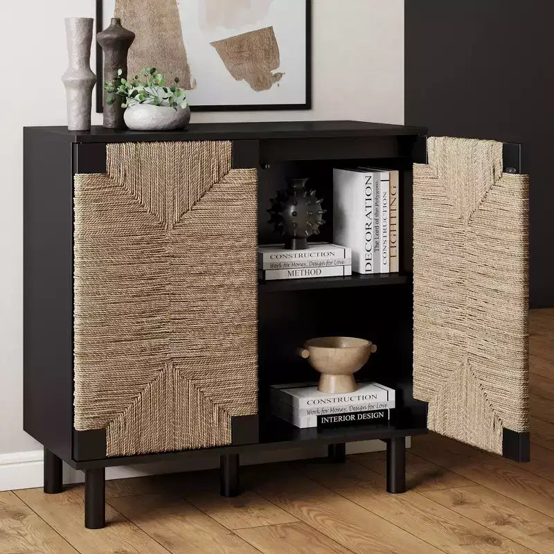 Mobile contenitore a 2 ante Beacon Wood and Seagrass - Nathan James