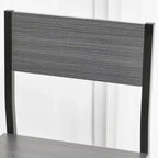 HOMCOM Set da 3 Pezzi Tavolo da Bar Industriale, Set da Pranzo per Cucina Altezza Bancone con Sgabelli da Bar per Piccoli Spazi, per Sala da Pranzo, Soggiorno, Appartamento
