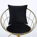 Set di 2 sgabelli da bar girevoli a 360 gradi in stile moderno con base regolabile in metallo - ModernLuxe