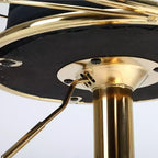 Set di 2 sgabelli da bar girevoli a 360 gradi in stile moderno con base regolabile in metallo - ModernLuxe