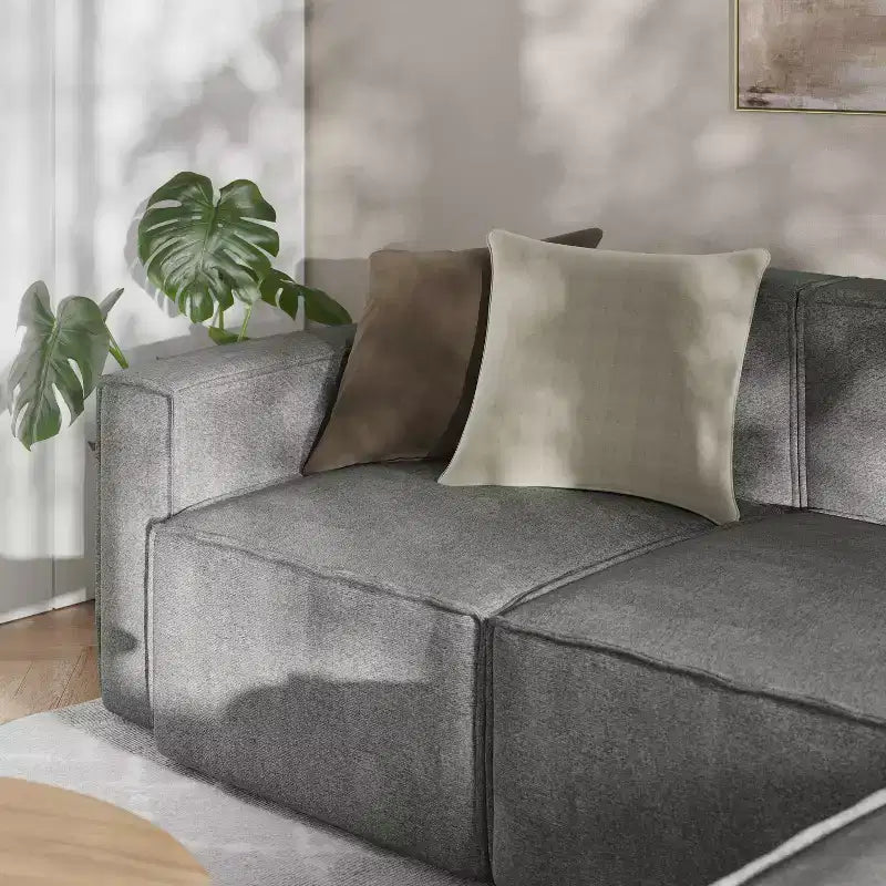 Flash Furniture Bridgetown Divano componibile modulare di lusso, lato sinistro con bracciolo