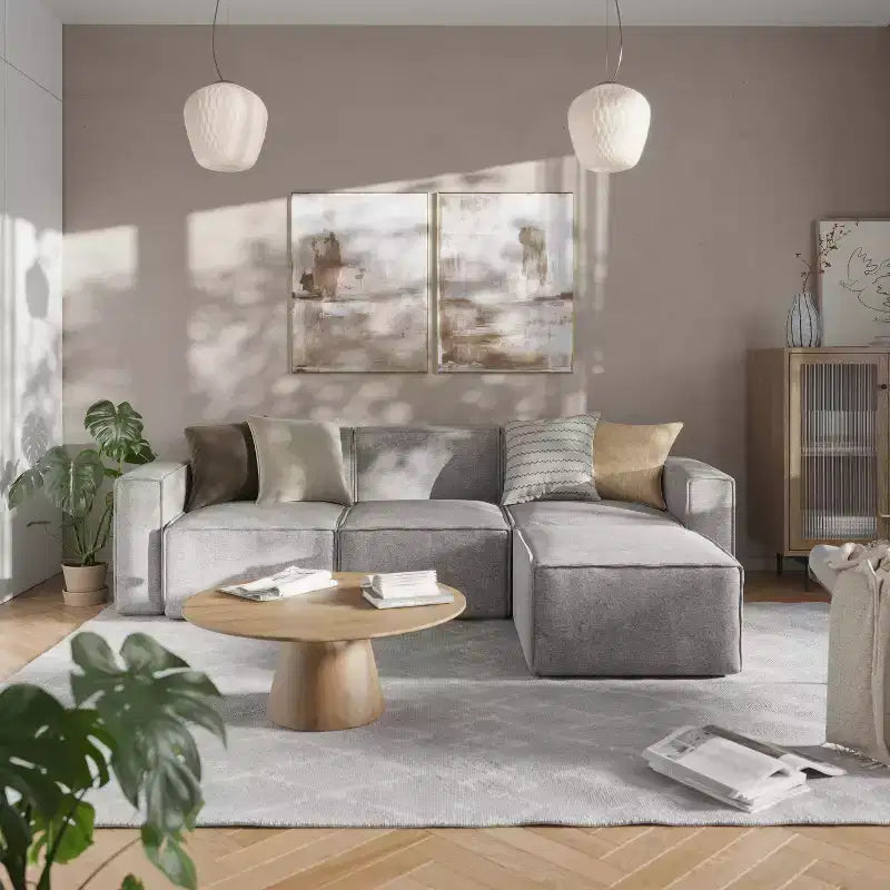 Flash Furniture Bridgetown Divano componibile modulare di lusso, lato sinistro con bracciolo
