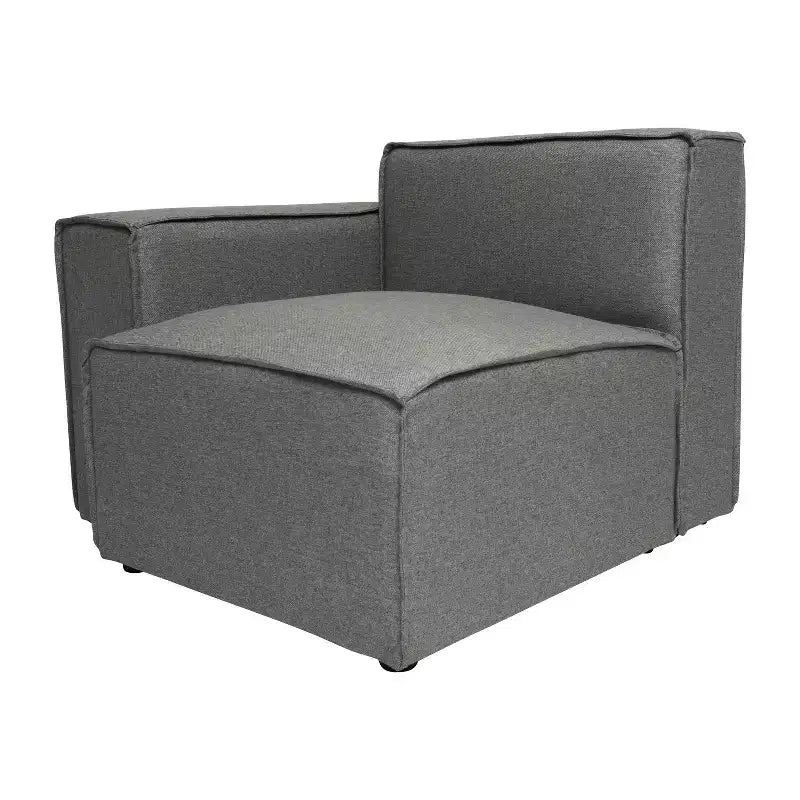 Flash Furniture Bridgetown Luxury Modular Sectional Sofa, Left Side with Arm Rest
