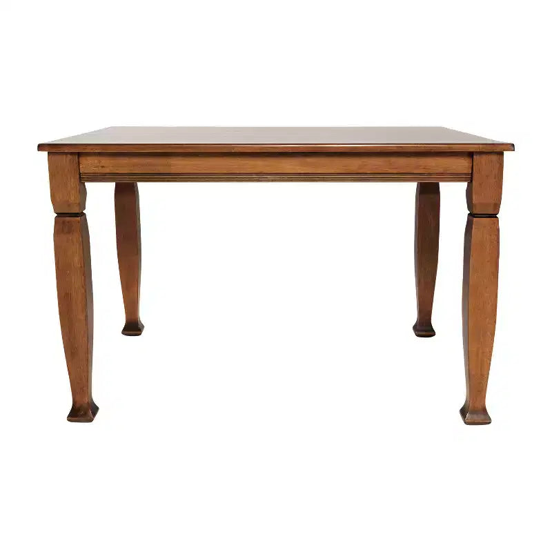Flash Furniture Grace, tavolo da pranzo in legno massello con gambe in legno tornite, tavolo rettangolare in legno resistente di grado commerciale per 4 persone