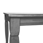 Flash Furniture Grace, tavolo da pranzo in legno massello con gambe in legno tornite, tavolo rettangolare in legno resistente di grado commerciale per 4 persone