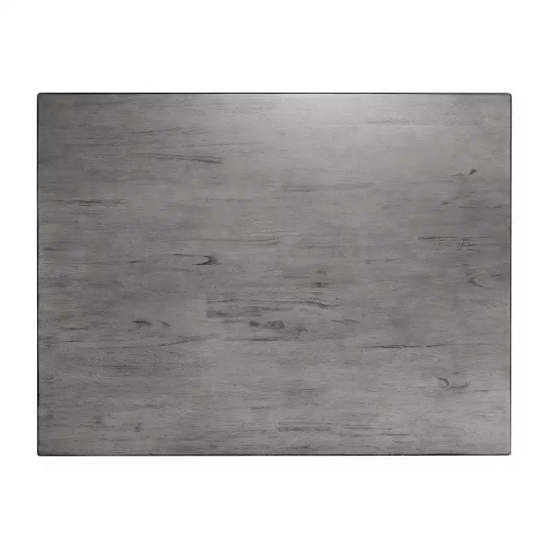 Flash Furniture Grace, tavolo da pranzo in legno massello con gambe in legno tornite, tavolo rettangolare in legno resistente di grado commerciale per 4 persone