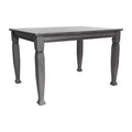 Flash Furniture Grace, tavolo da pranzo in legno massello con gambe in legno tornite, tavolo rettangolare in legno resistente di grado commerciale per 4 persone
