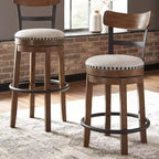 Sgabello da bar imbottito girevole Tall Valebeck - Design esclusivo Ashley