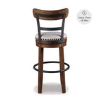 Sgabello da bar imbottito girevole Tall Valebeck - Design esclusivo Ashley
