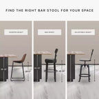 Sgabello da bar imbottito girevole Tall Valebeck - Design esclusivo Ashley