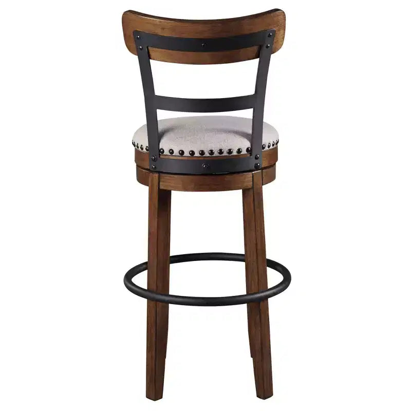 Sgabello da bar imbottito girevole Tall Valebeck - Design esclusivo Ashley