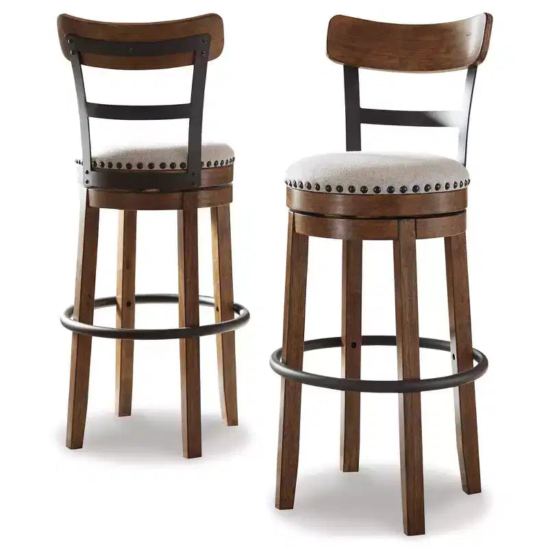 Sgabello da bar imbottito girevole Tall Valebeck - Design esclusivo Ashley