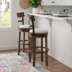 Sgabello da bar imbottito girevole Tall Valebeck - Design esclusivo Ashley