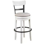 Sgabello da bar imbottito girevole Tall Valebeck - Design esclusivo Ashley
