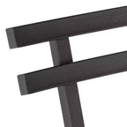 Sgabello da bar girevole Elm Lane Clifton in metallo bronzato marrone, altezza 75 cm, sedile in legno regolabile in stile industriale con schienale e poggiapiedi, per bancone cucina
