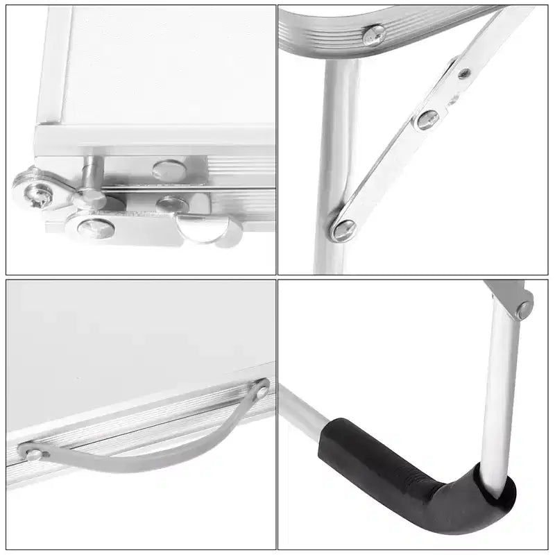 Unique Bargains Scrivania Pieghevole Portatile per Lettura Lavoro Laptop 24 x 16,1 x 10,6