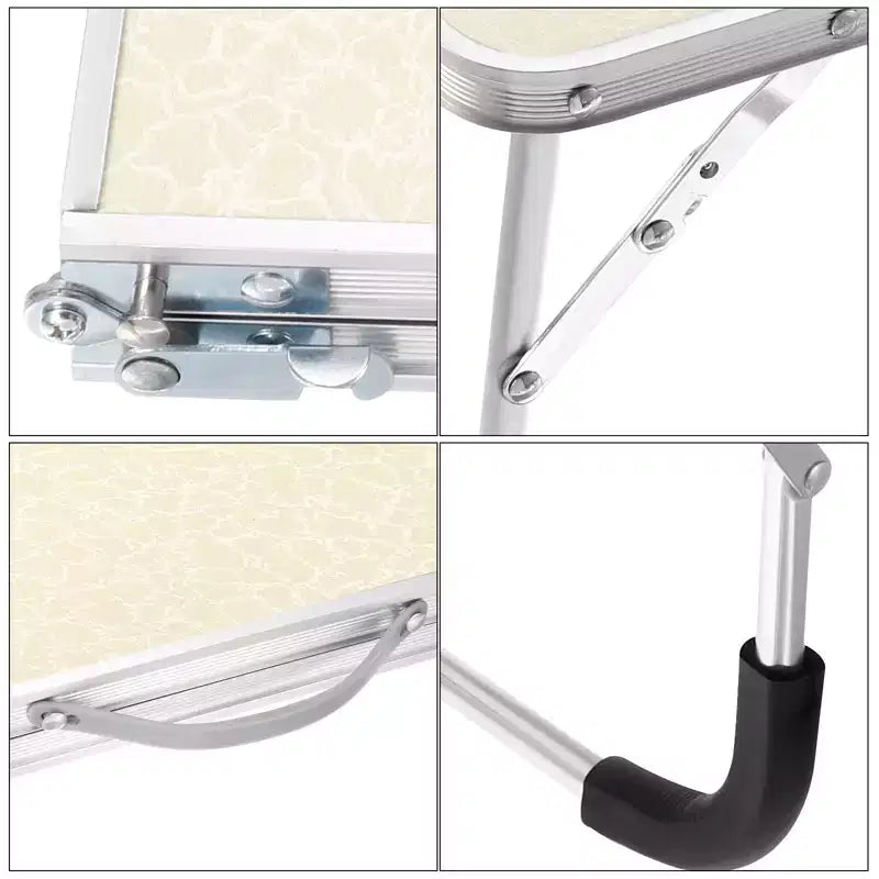 Unique Bargains Scrivania Pieghevole Portatile per Lettura Lavoro Laptop 24 x 16,1 x 10,6